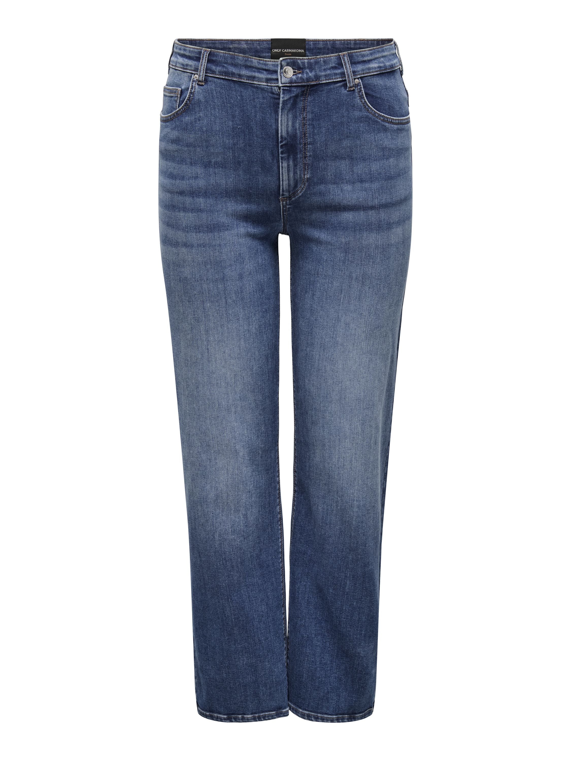 Jeans CARWILLY Straight Leg - Dark Blue Denim - Blau