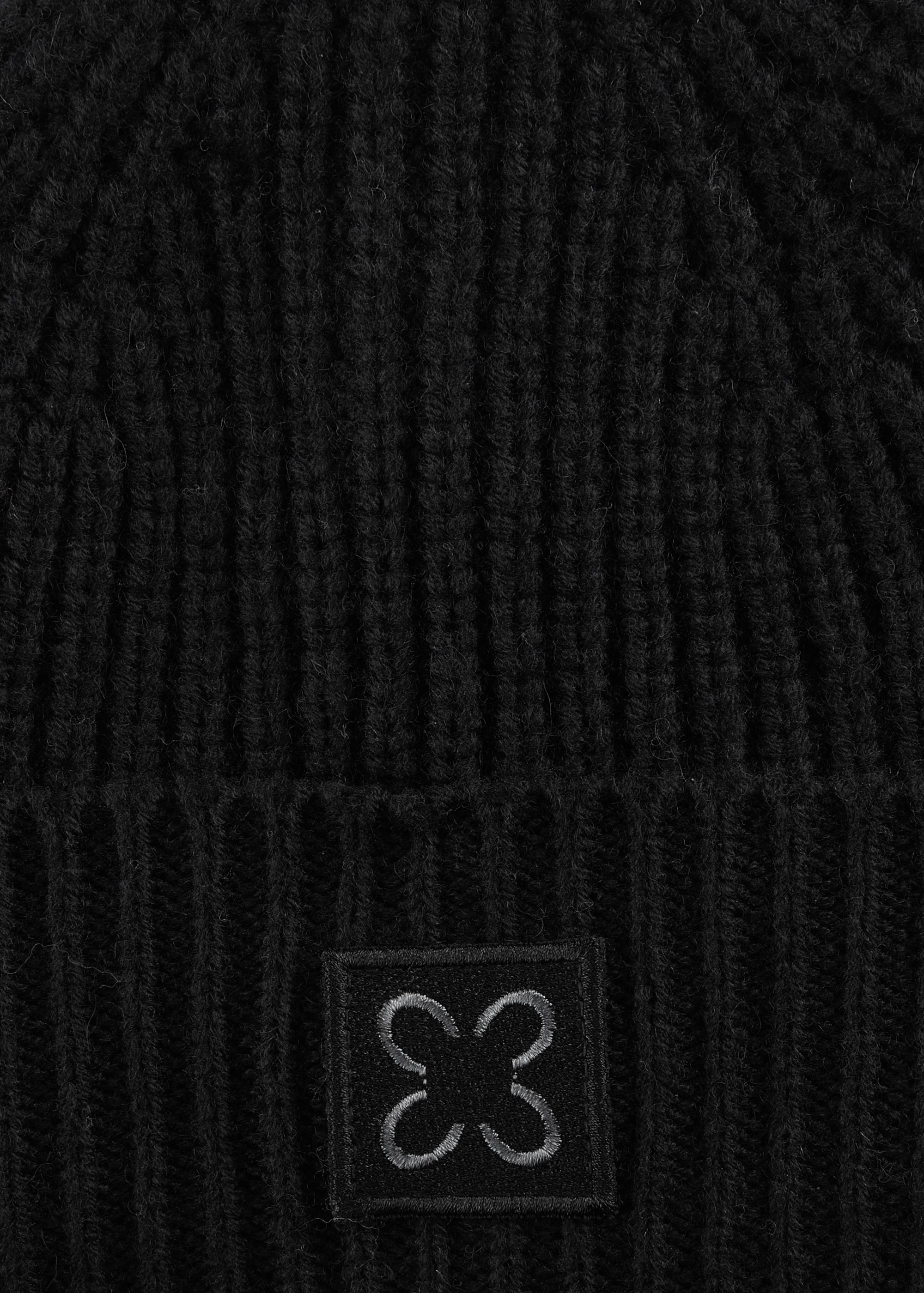 Strickmütze - BLK3 - Schwarz