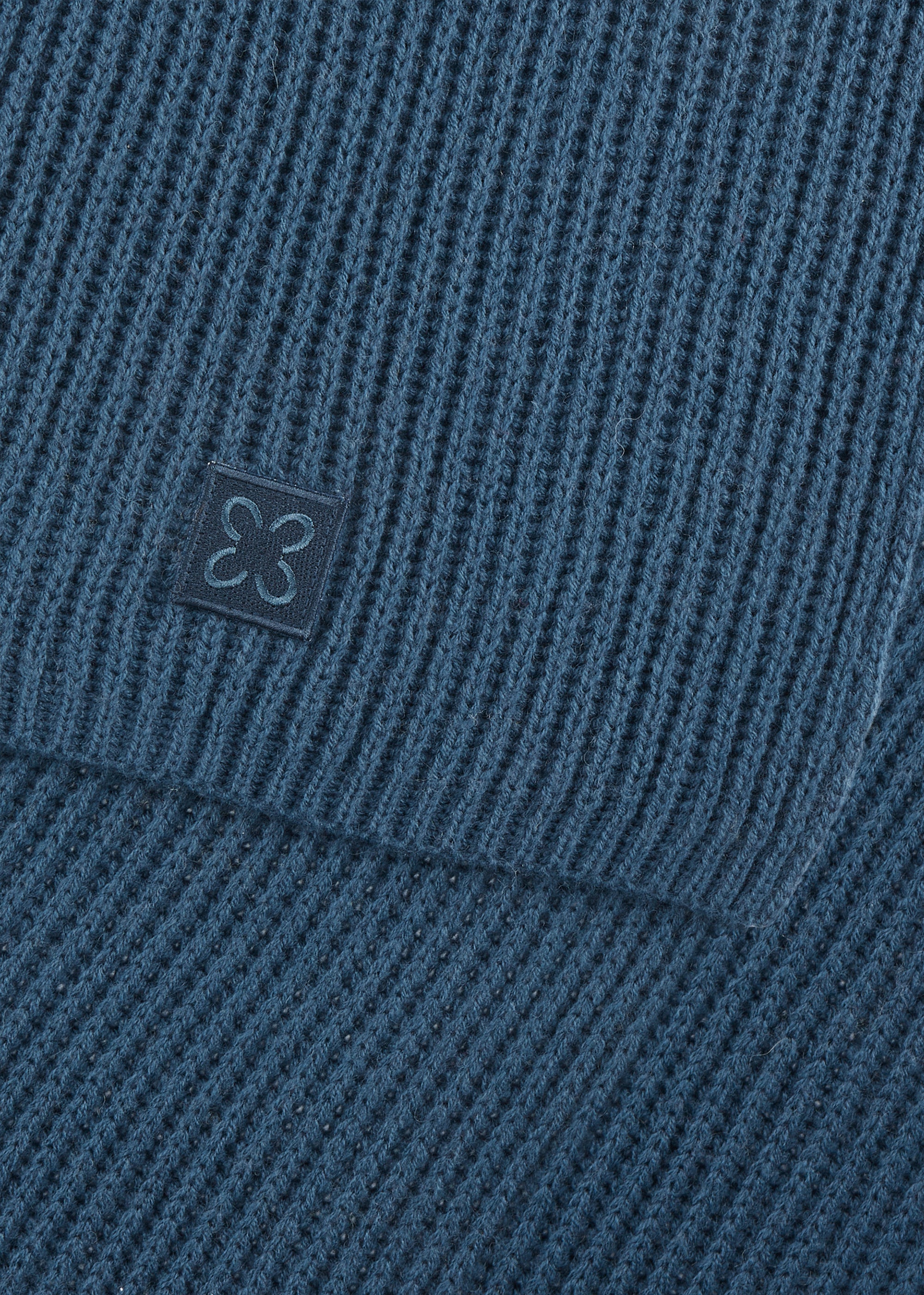 Gerippter Strickschal - BLU3 - Blau