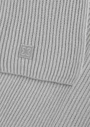 Gerippter Strickschal - GRY1 - Grau