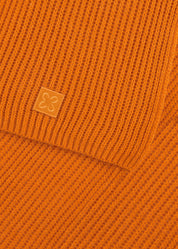 Gerippter Strickschal - ORA2 - Orange