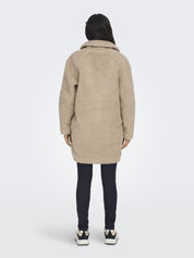 Teddy-Mantel - Cuban Sand - Creme