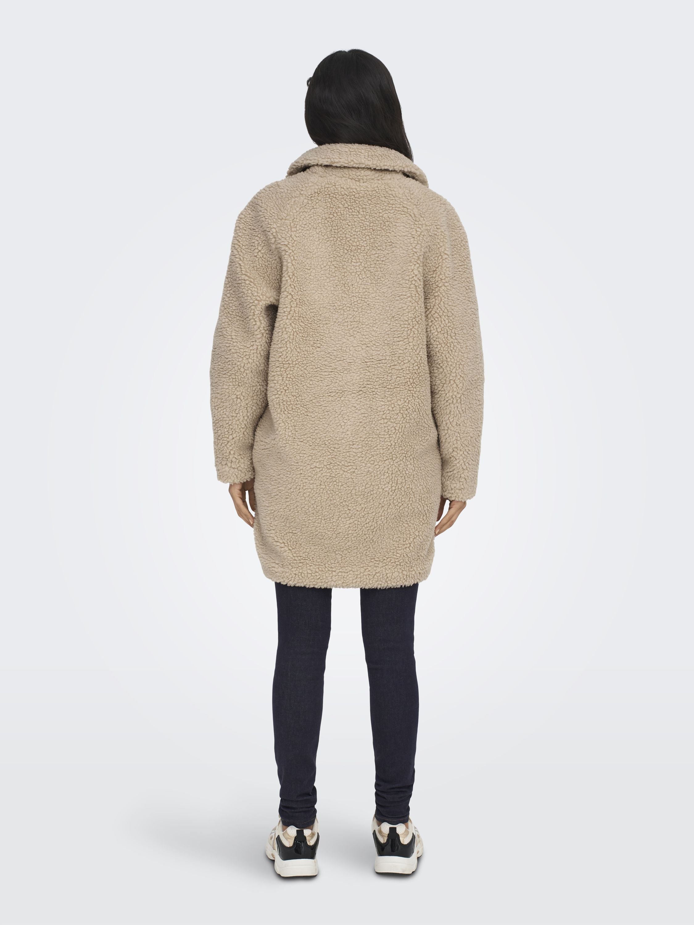 Teddy-Mantel - Cuban Sand - Creme
