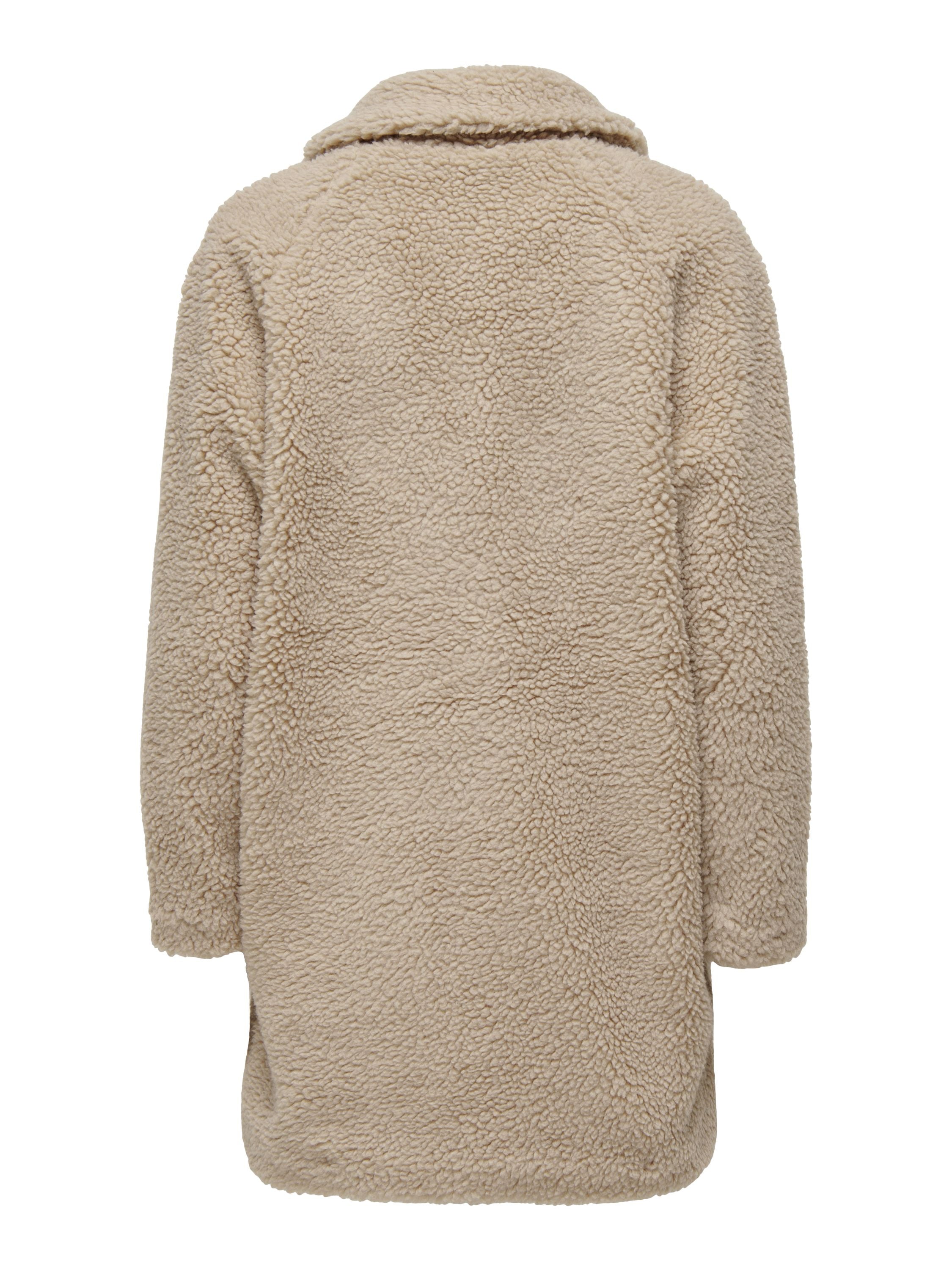 Teddy-Mantel - Cuban Sand - Creme