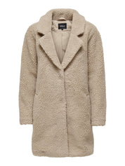 Teddy-Mantel - Cuban Sand - Creme