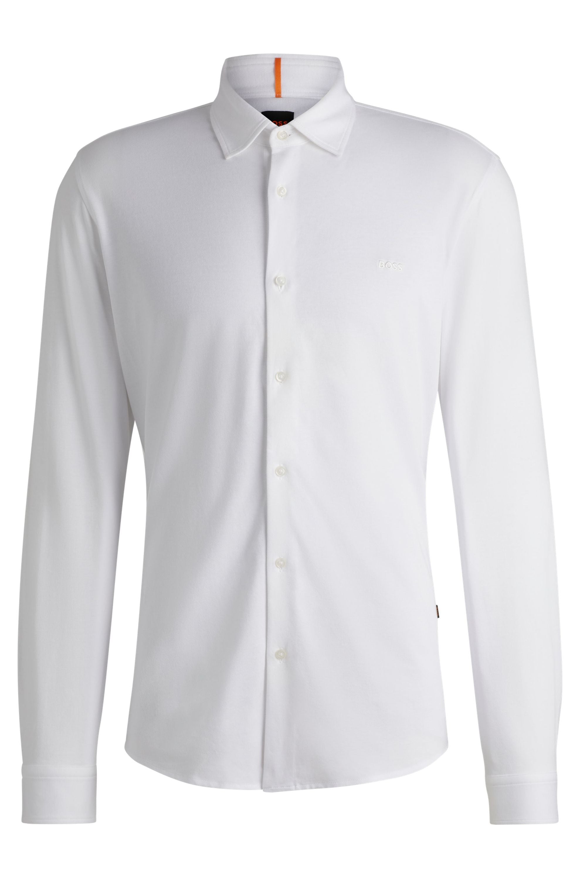 Hemd Slim Fit - 100-White - Weiß