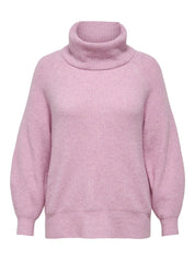 Strickpullover - Mauve Mist/Melange - Pink