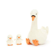 Kuscheltier FEATHERFUL SWAN - ka - Weiß