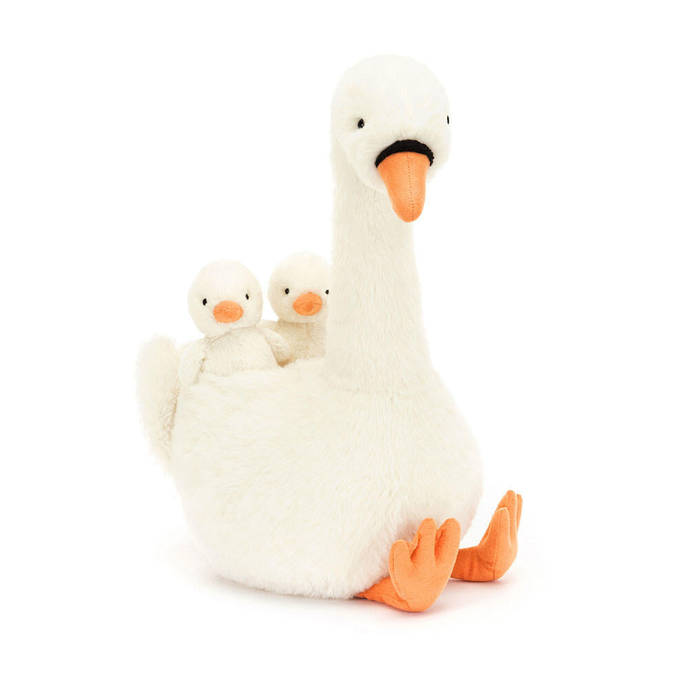 Kuscheltier FEATHERFUL SWAN - ka - Weiß