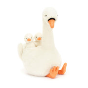 Kuscheltier FEATHERFUL SWAN - ka - Weiß