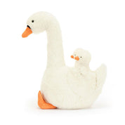 Kuscheltier FEATHERFUL SWAN - ka - Weiß