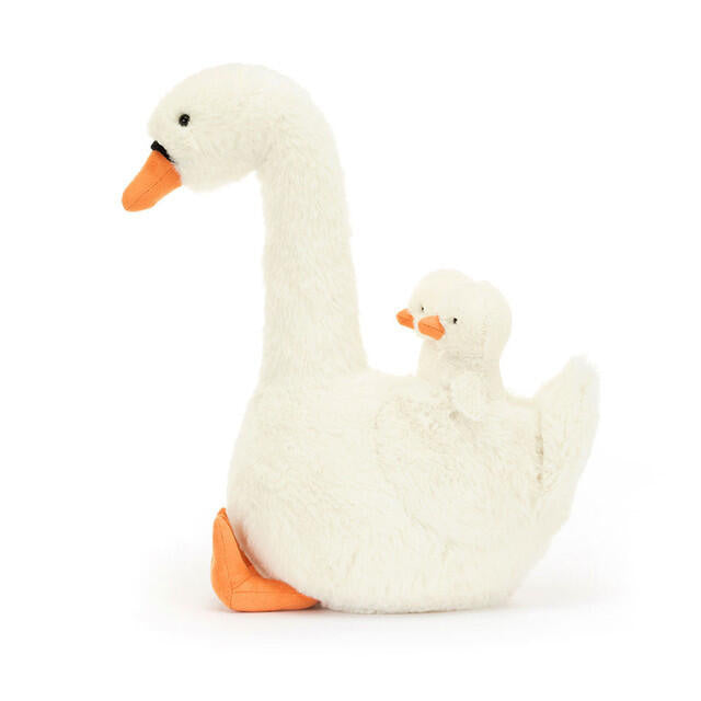 Kuscheltier FEATHERFUL SWAN - ka - Weiß