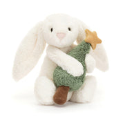 Kuscheltier Bashful Bunny with Christmas Tree - ka - Weiß