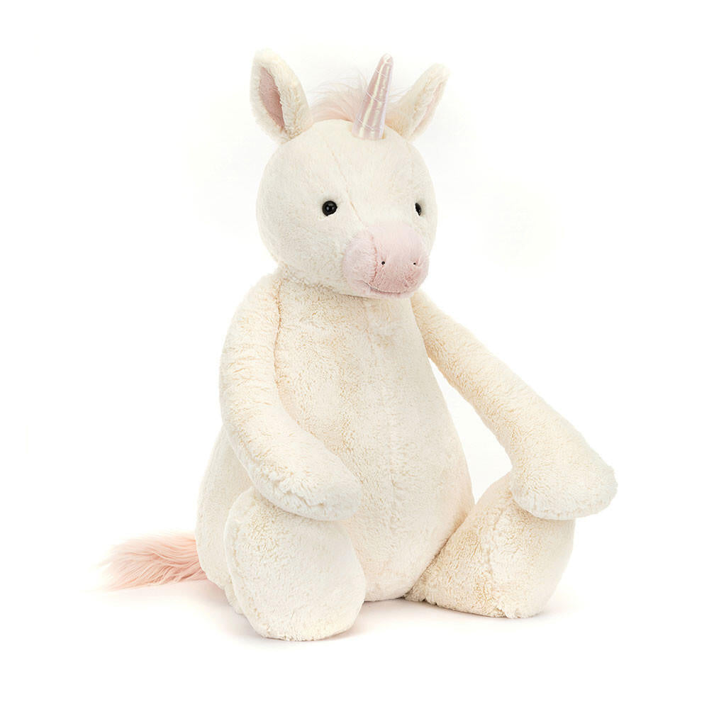 Kuscheltier BASHFUL UNICORN GIANT - Weiß