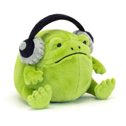 Kuscheltier Ricky Rain Frog Headphones - ka - Grün