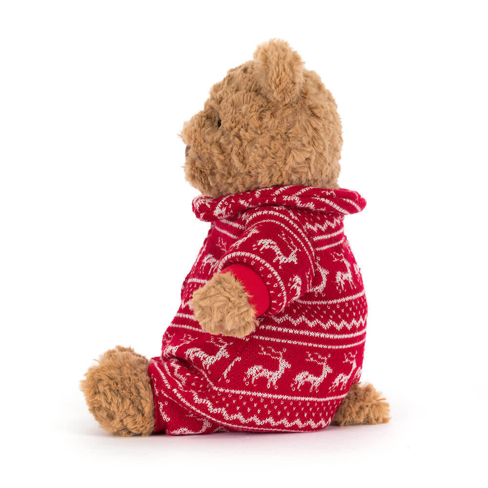 Kuscheltier BARTHOLOMEW BEAR WINTER PYJAMAS - Braun