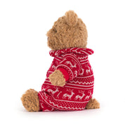 Kuscheltier BARTHOLOMEW BEAR WINTER PYJAMAS - Braun
