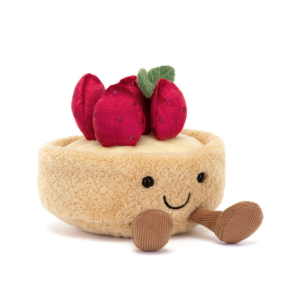 Kuscheltier Amuseables Fleurette Tarte Aux Fraises - ka - Beige