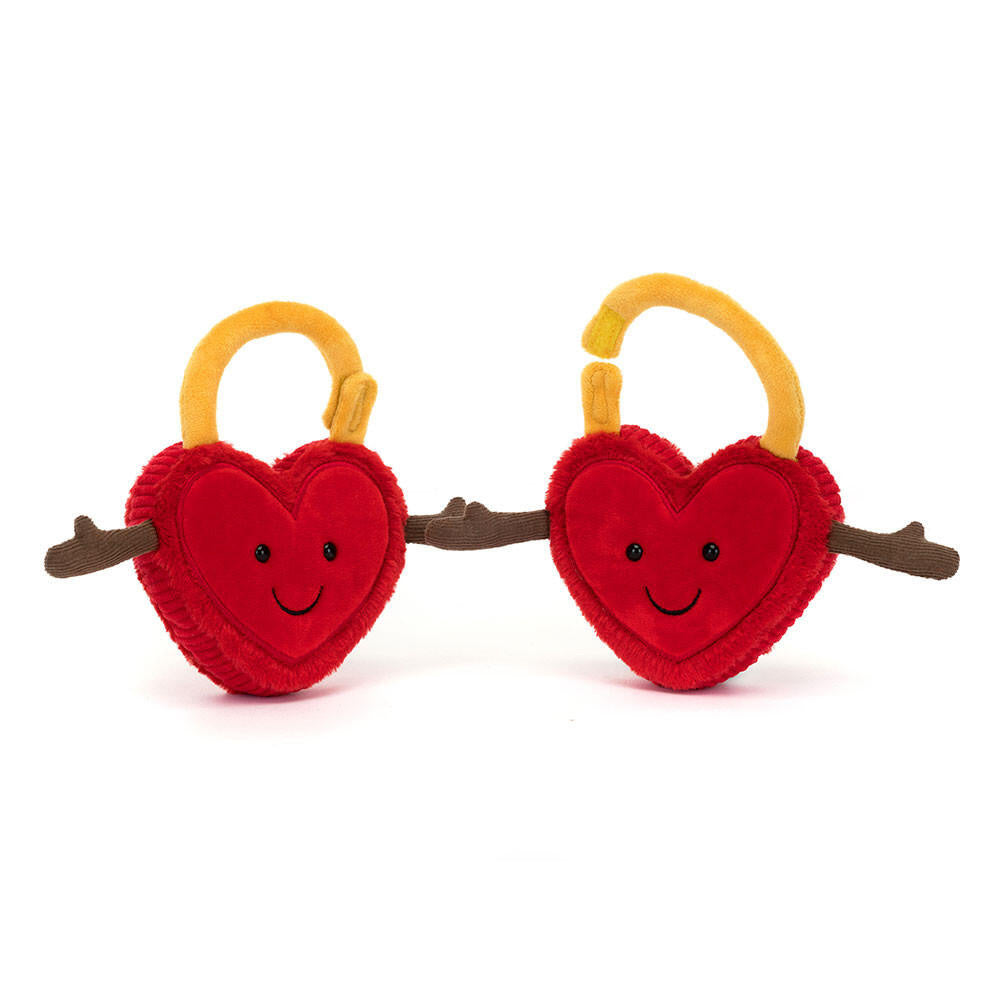 Kuscheltier Amuseables Val & Tina Love Locks - ka - Rot