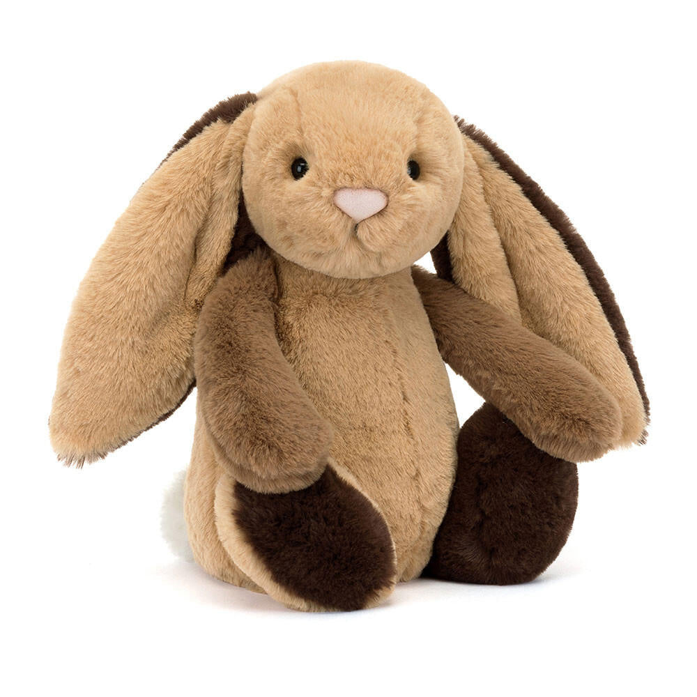 Bashful Patchwork Brown Bunny - ka - Braun