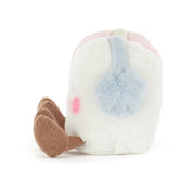 Kuscheltier AMUSEABLES TOASTIE PINK AND WHITE MARSHMALLOWS - Weiß
