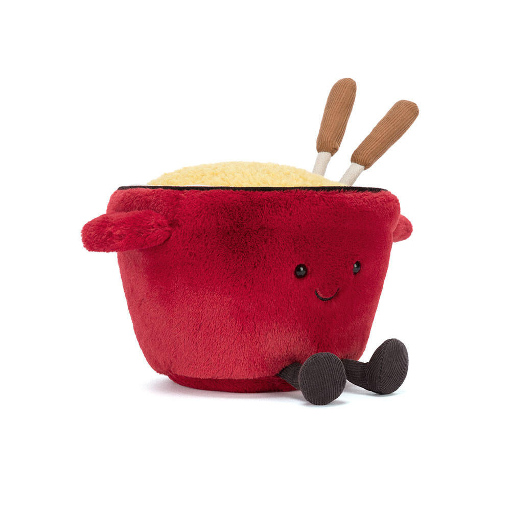 Kuscheltier AMUSEABLES CHEESE FONDUE - Rot
