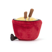 Kuscheltier AMUSEABLES CHEESE FONDUE - Rot
