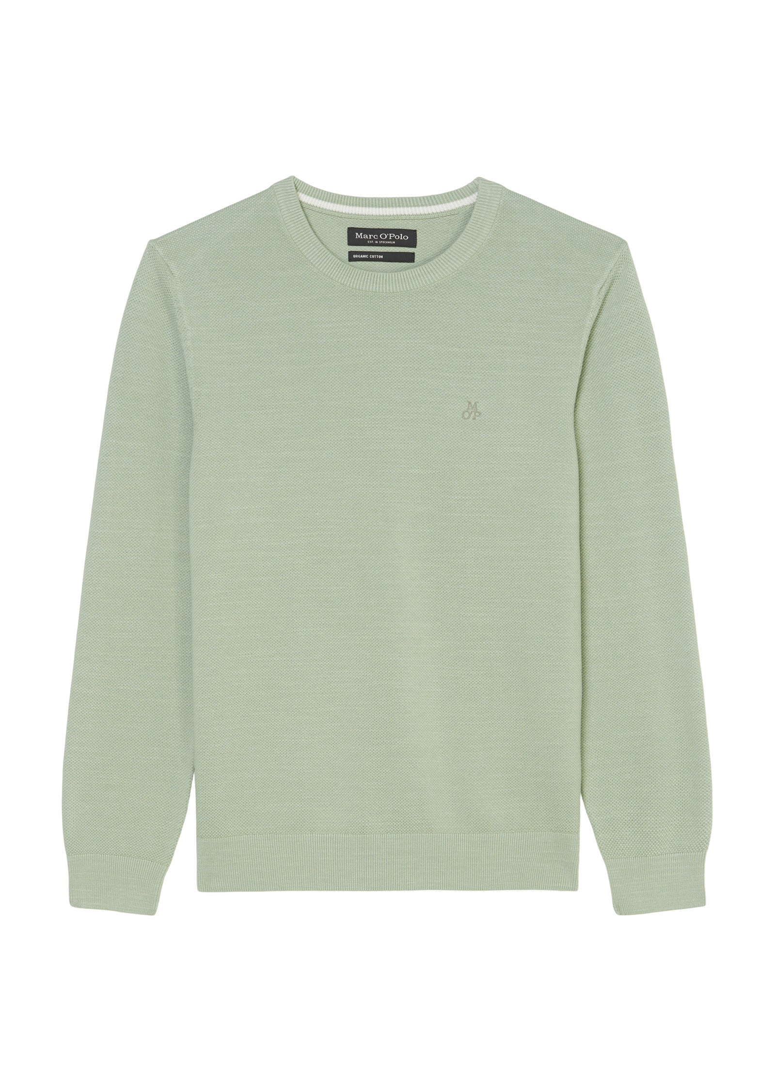 Sweatshirt aus Baumwolle - 438-luscious moss - Grün