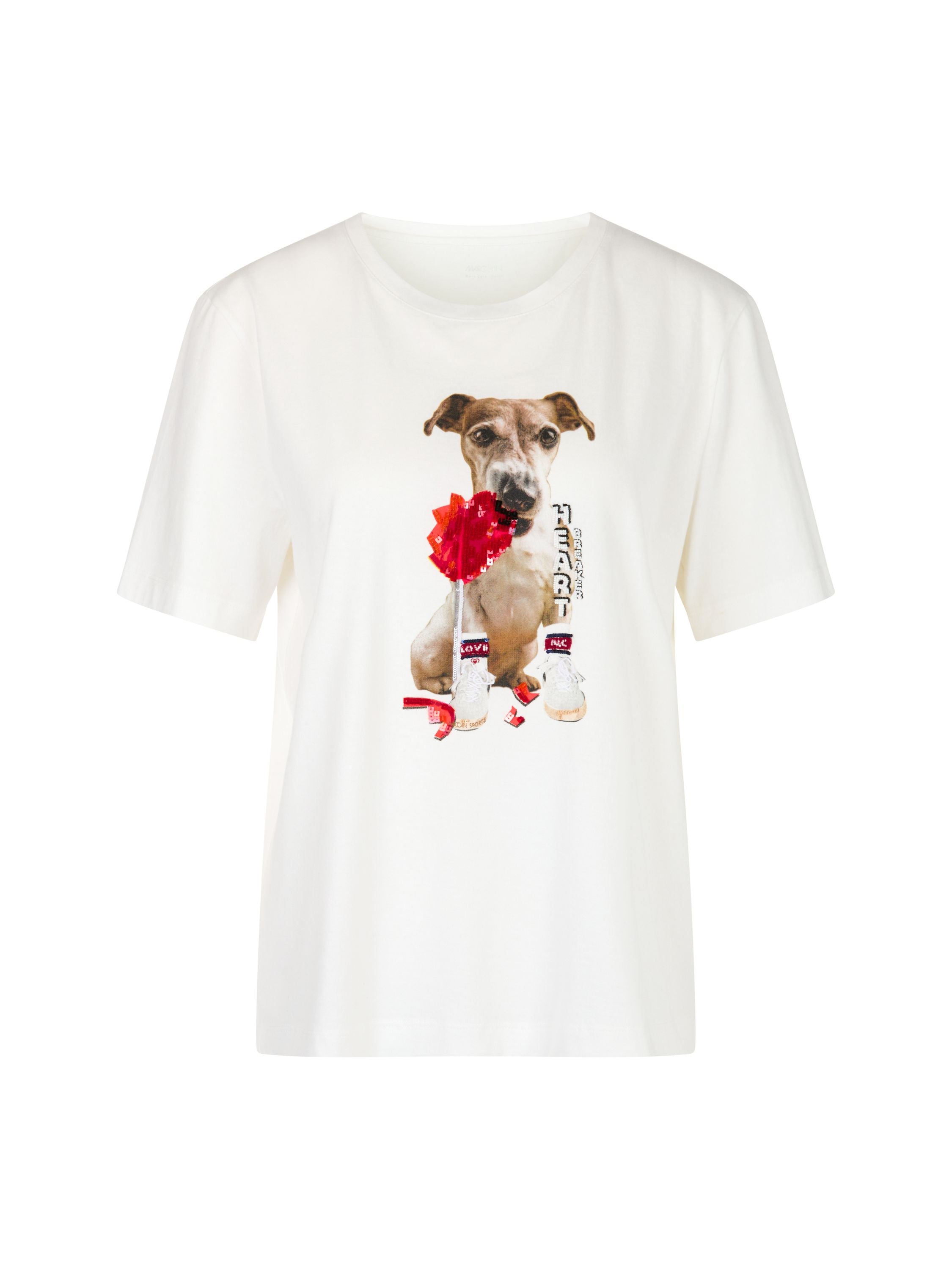 T-Shirt aus Baumwolle - 110 - Weiß