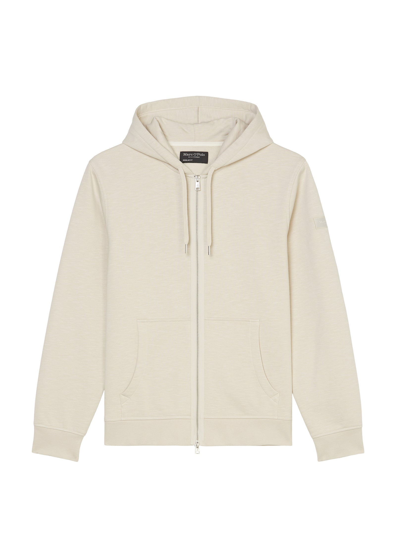 Sweatshirtjacke aus Baumwolle - 707-gray silk - Beige