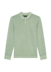 Langärmliges Poloshirt Regular Fit - 438-luscious moss - Grün