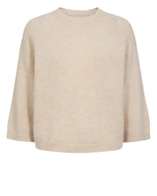 Strickpullover NURIETTE aus Wollmix - 0547 - Beige