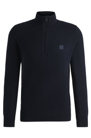 Strickpullover aus Baumwolle - 404-Dark Blue - Blau