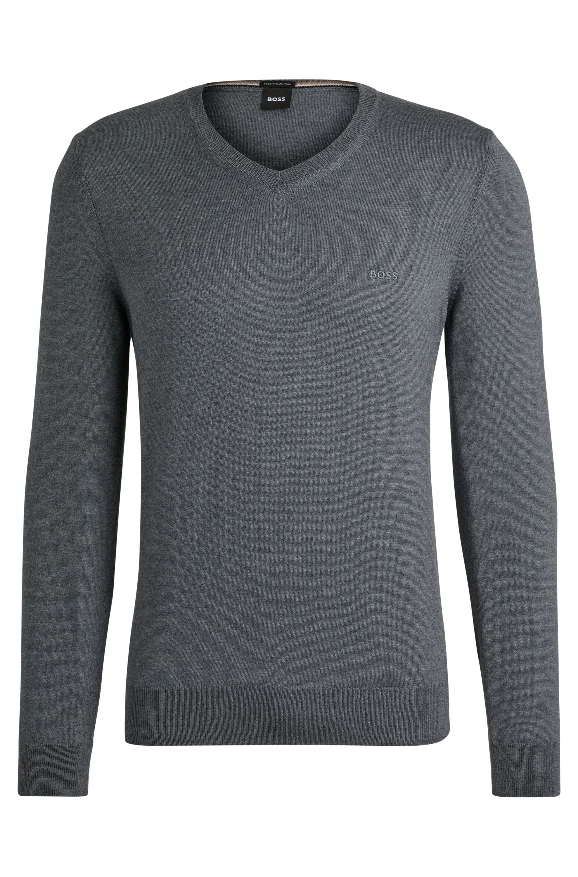 Pullover - 030-Medium Grey - Grau