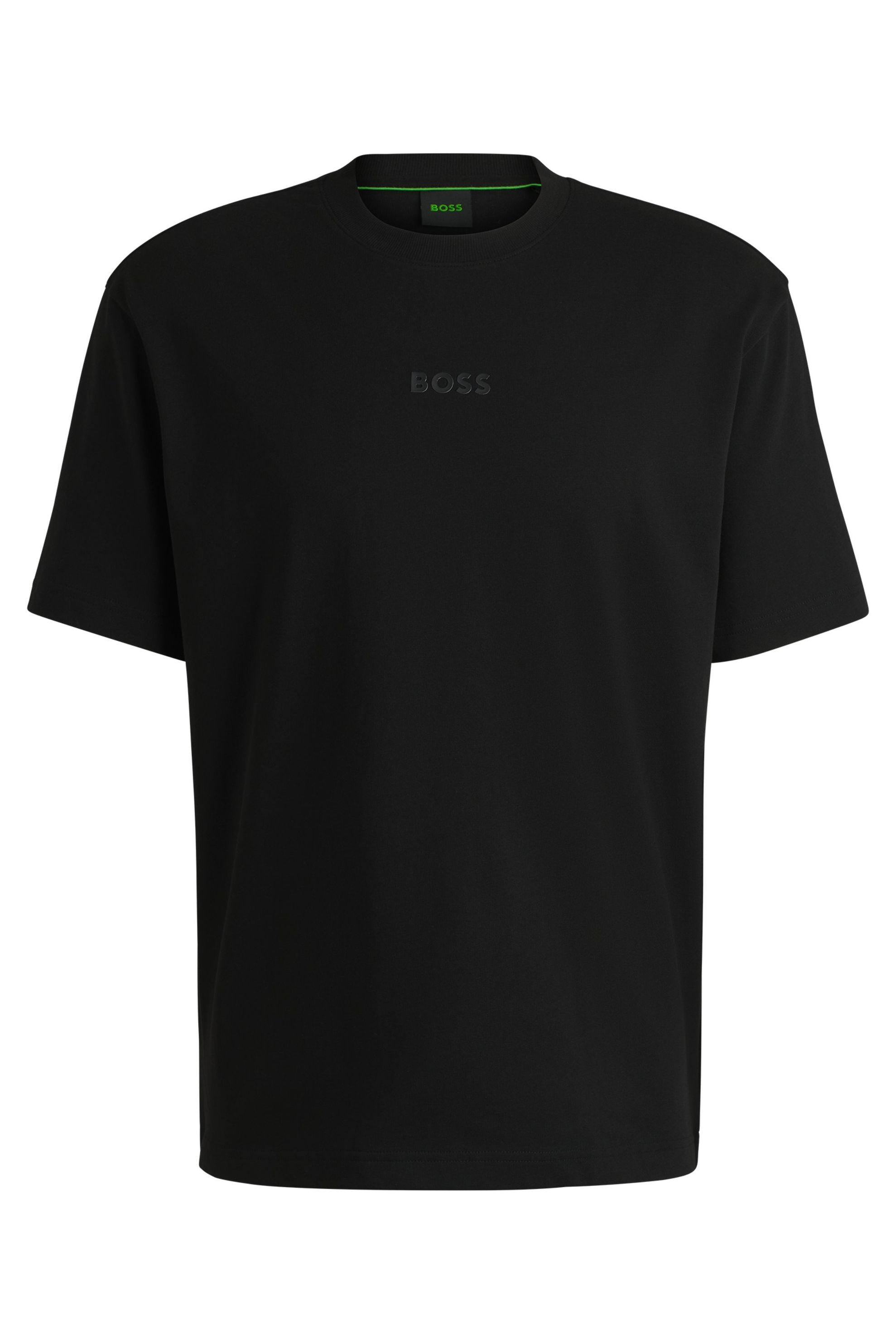 T-Shirt aus Baumwolle - 001-Black - Schwarz