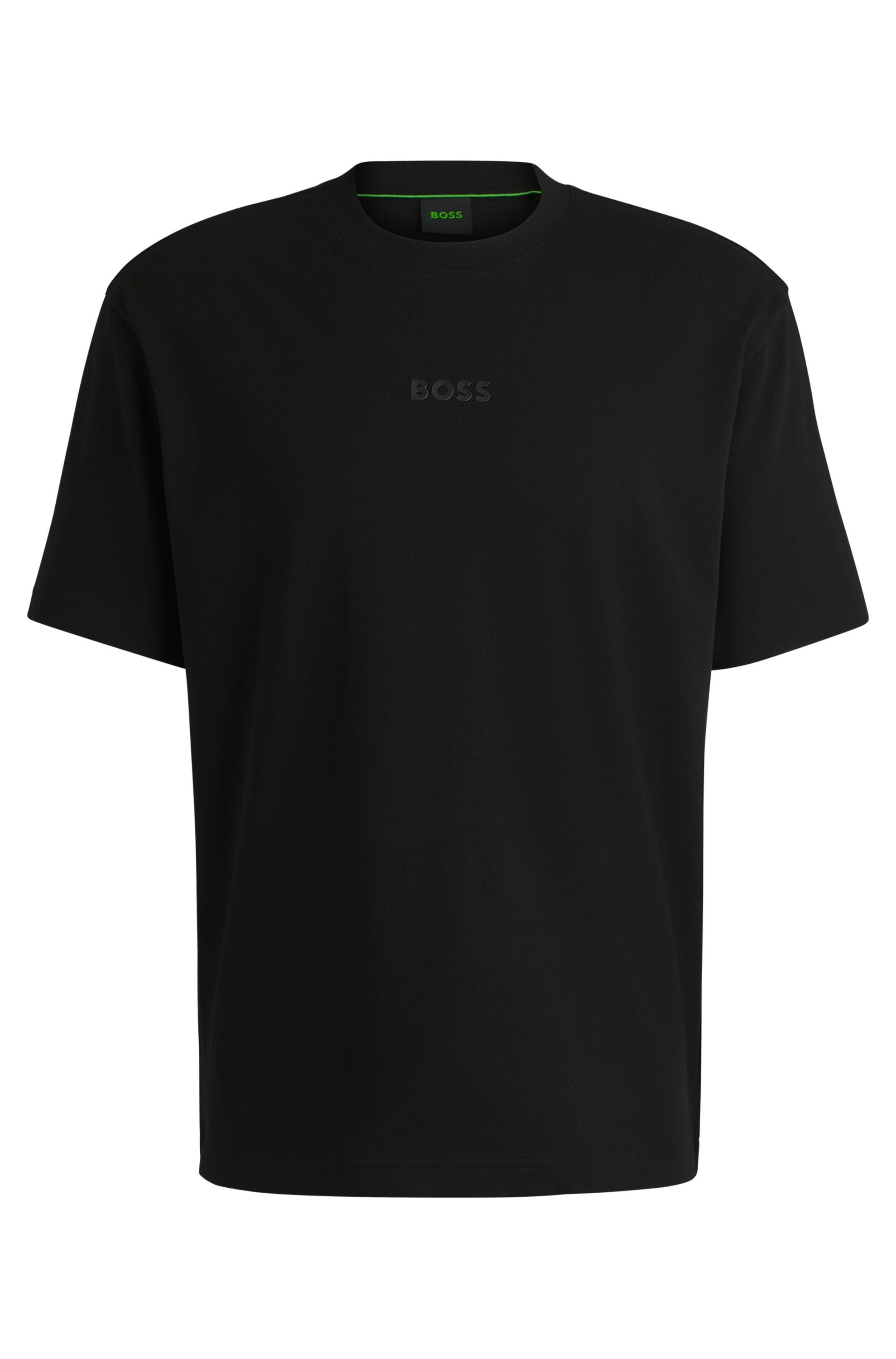 T-Shirt aus Baumwolle - 001-Black - Schwarz