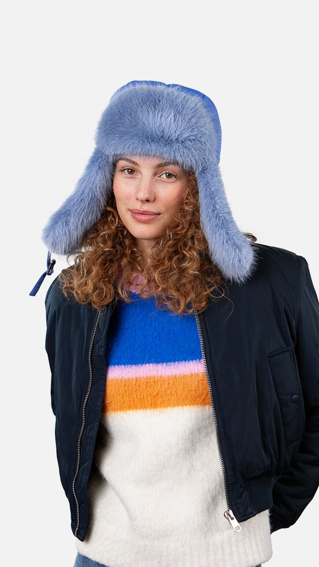 Bombermütze HAWKA - blue - Blau