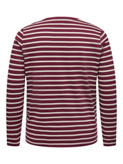 Langarmshirt aus Baumwolle - Cabernet/PUMICE STONE - Rot