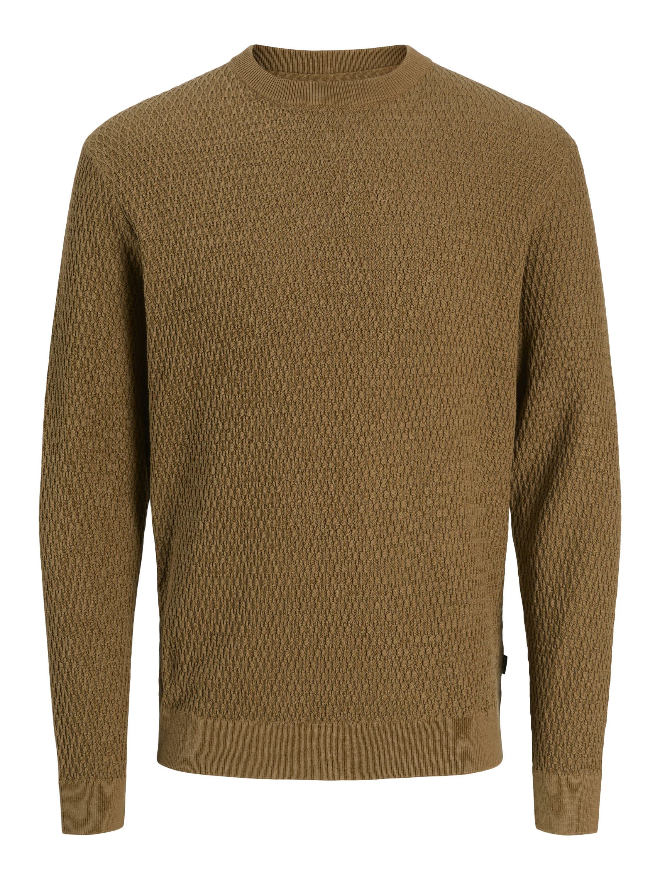 Strickpullover aus Baumwolle - Ermine - Braun