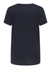 T-Shirt KALLIE aus Baumwolle - Night Sky/Love Is Love - Blau