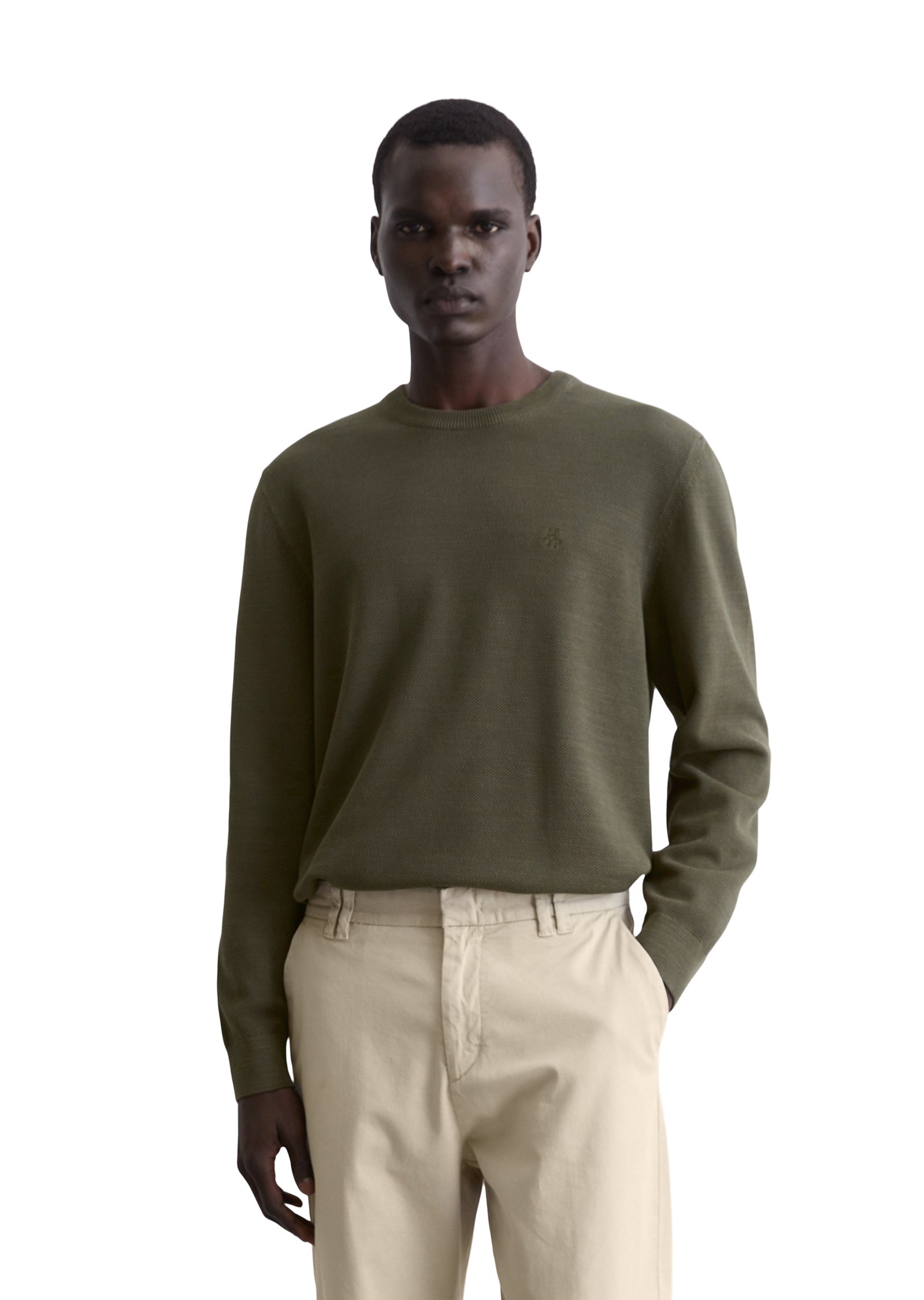 Sweatshirt aus Baumwolle - 499-neverland iron - Khaki