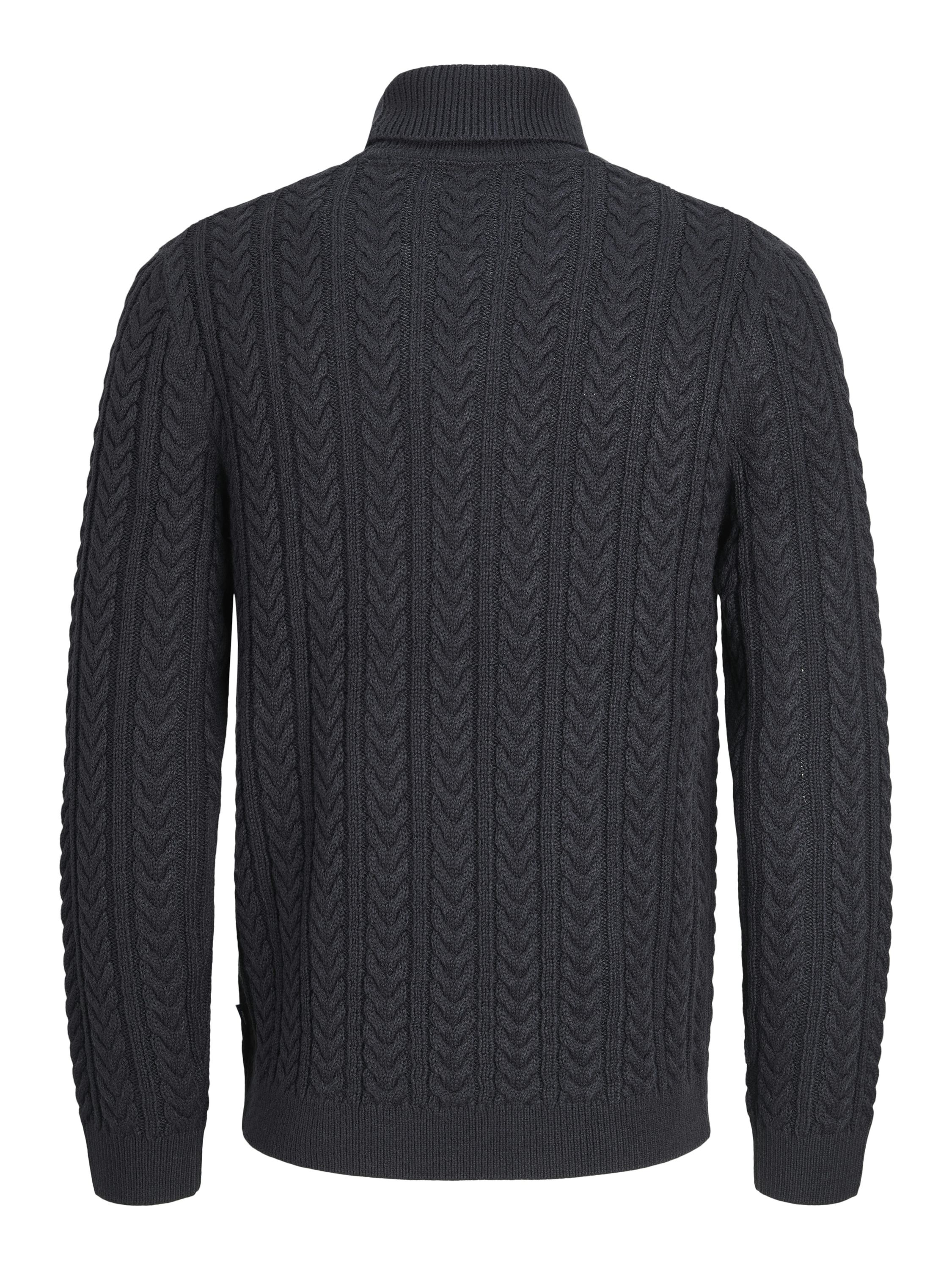 Strickpullover aus Baumwollmix - Dark Navy - Blau