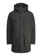 Parka mit Kapuze - Black - Schwarz