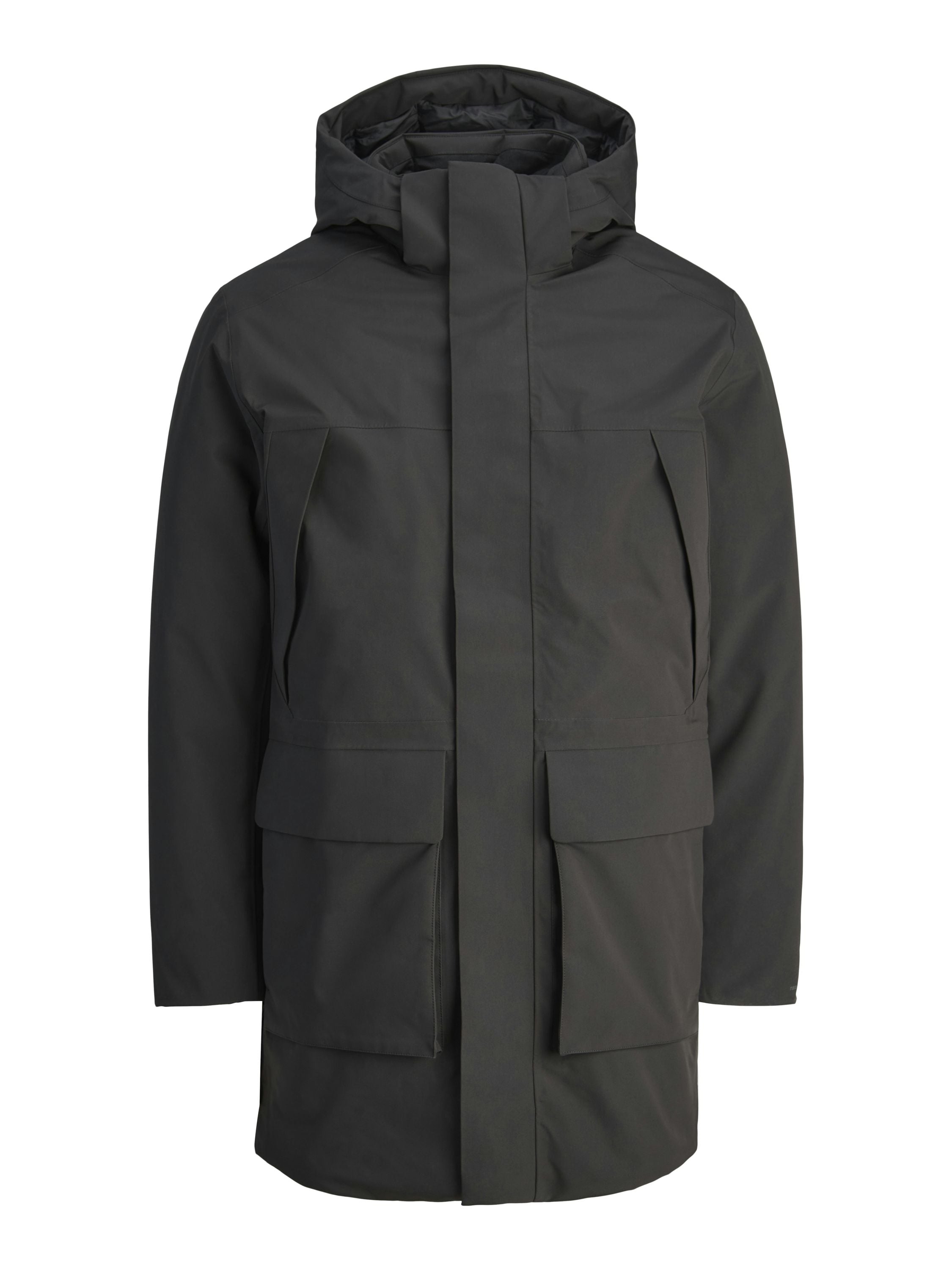Parka mit Kapuze - Black - Schwarz