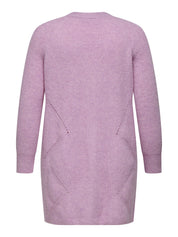 Strickjacke - Mauve Mist/MELANGE - Rosa
