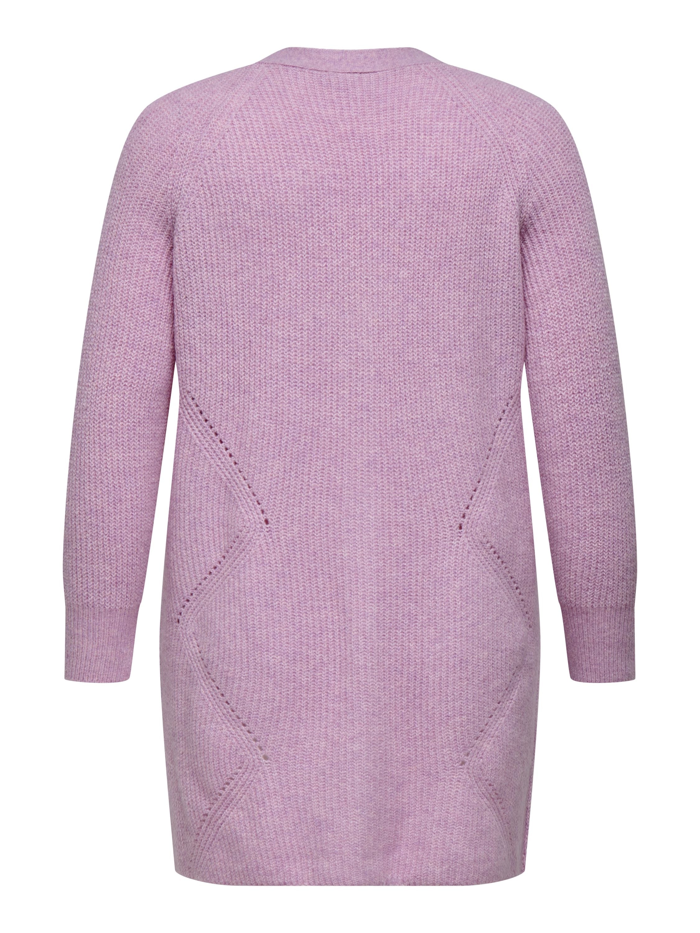 Strickjacke - Mauve Mist/MELANGE - Rosa
