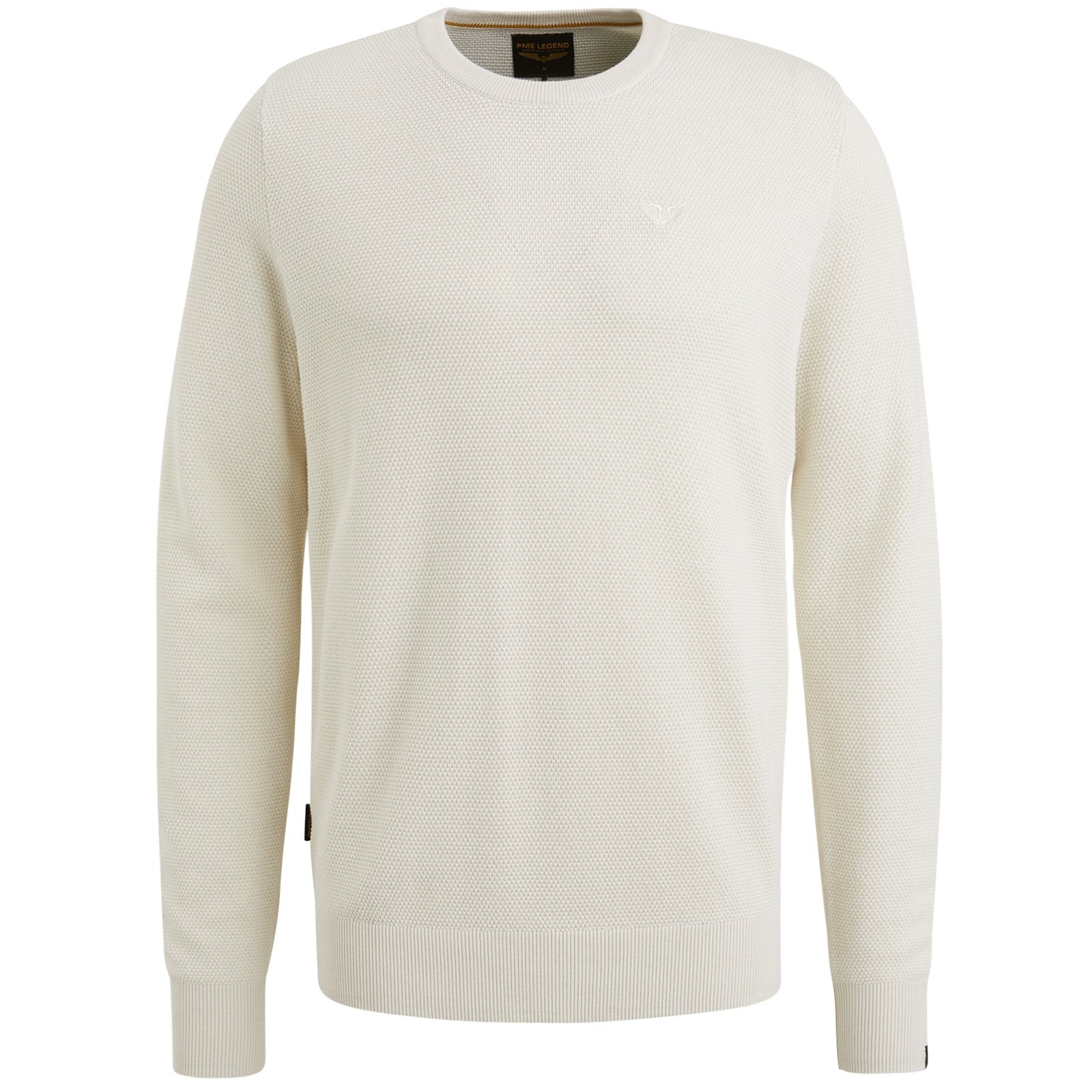 Strickpullover aus Baumwollmix - 7013-Bone White - Weiß