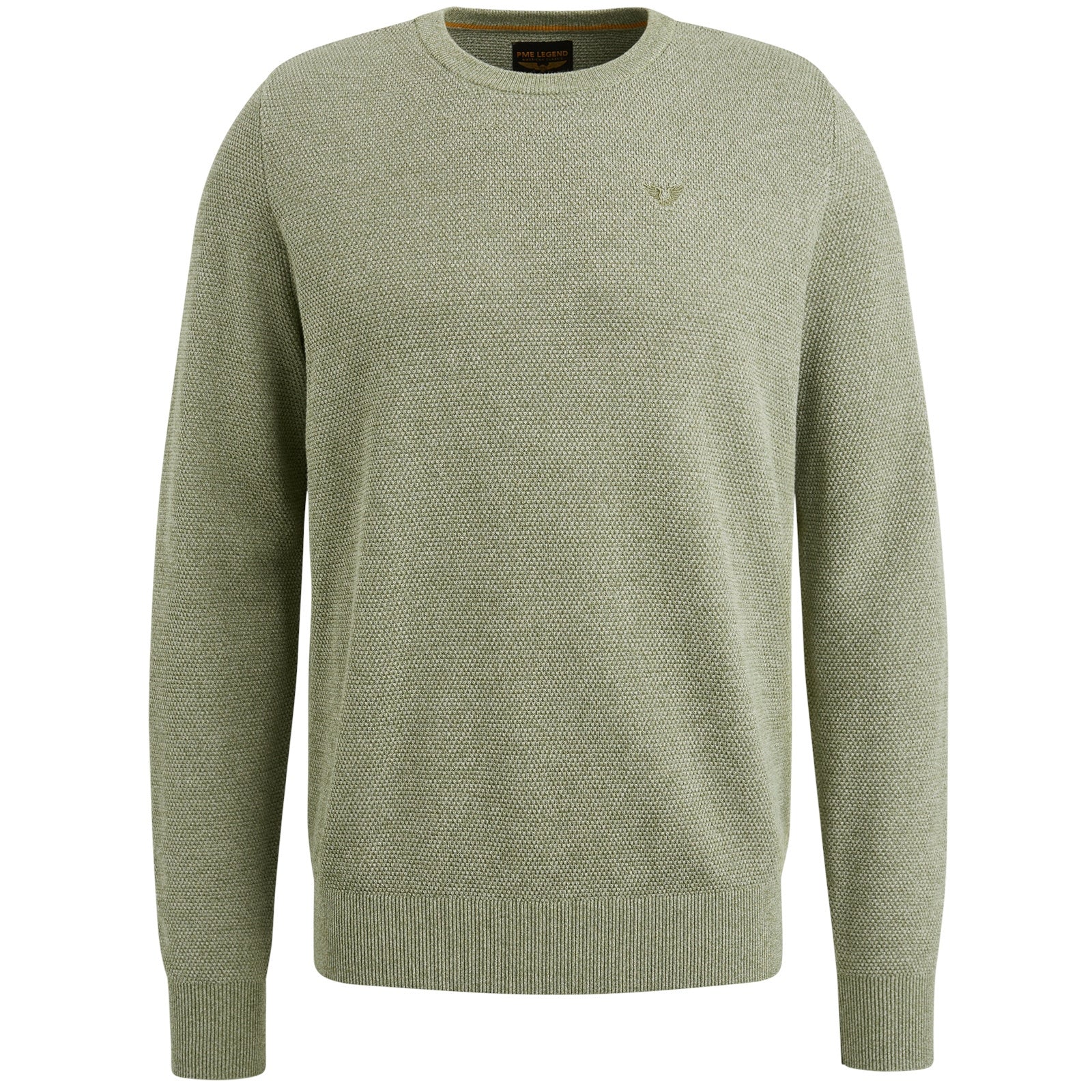 Strickpullover aus Baumwollmix - 6380-Loden Green - Grün