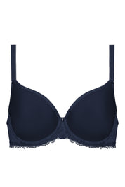 Spacer-BH mit Spitzen-Details - 408-night blue - Blau