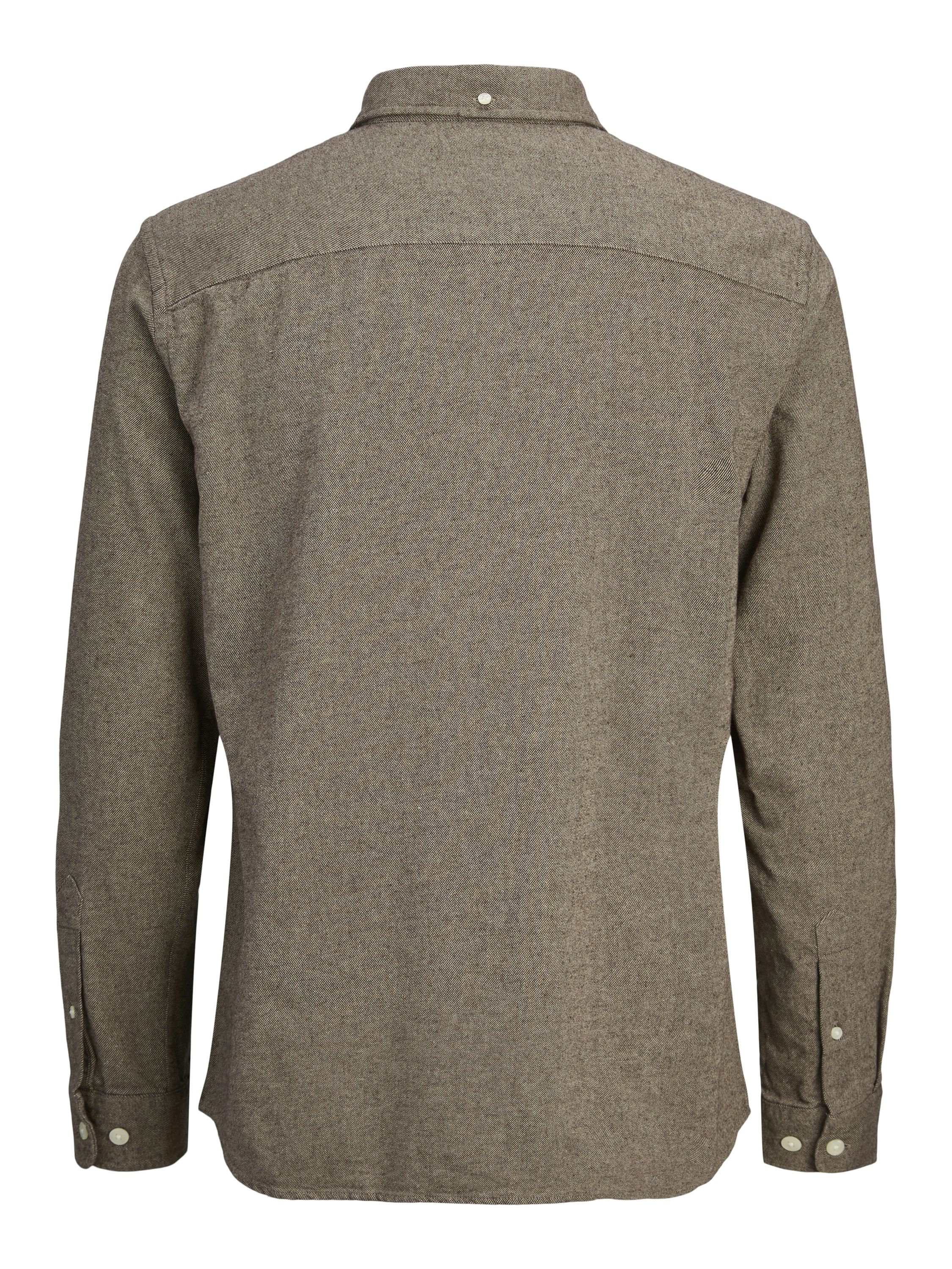Hemd Regular Fit - Malt Ball - Braun